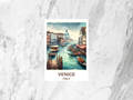 Venice Italy Travel Postcard Europe Travel Diary Keepsake Blank Watercolor Postcards Italian Art Postcard Gift for Travelers