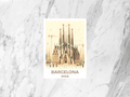 Barcelona Travel Postcard Blank Spain Watercolor Postcard Bundle Cute Europe Holiday Art Travel Keepsake Summer Vacation Scrapbook Gift