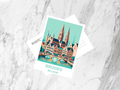 Bruges Travel Postcard Travel Diary Belgium Holiday Postcard Europe City Gift for Travelers World City Travel Keepsake for Travel Album