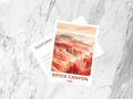 Bryce Canyon Postcard Watercolor National Park Art Matte or Gloss Utah Souvenir Desert Landscape USA Travel Keepsake