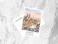 Zurich Switzerland Watercolor Postcard Swiss Travel Art Alpine City Souvenir Card Europe Vacation Gift Decor Lakefront Scenery Photo
