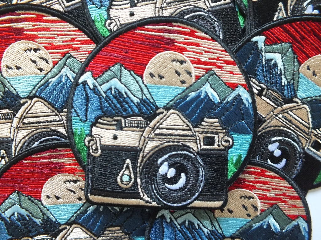 Adventure Embroidered Patch Iron On Badge Outdoor Explorer Backpack Jacket Patch National Park Hiking Gift Hook and Loop Accessory