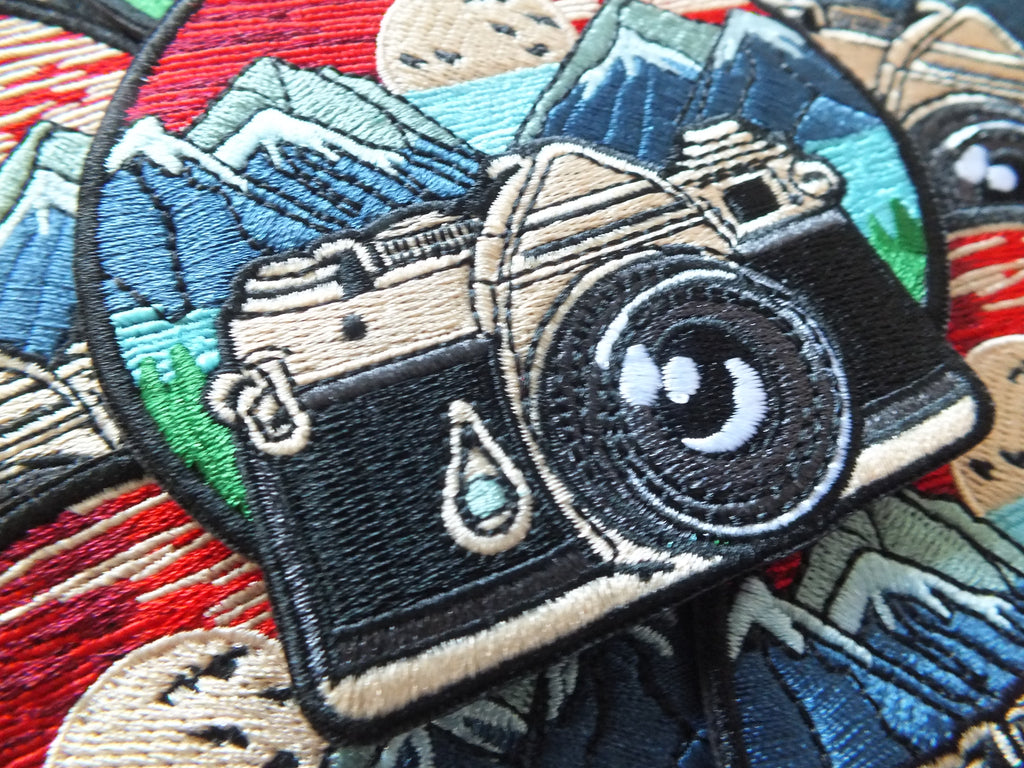 Adventure Embroidered Patch Iron On Badge Outdoor Explorer Backpack Jacket Patch National Park Hiking Gift Hook and Loop Accessory