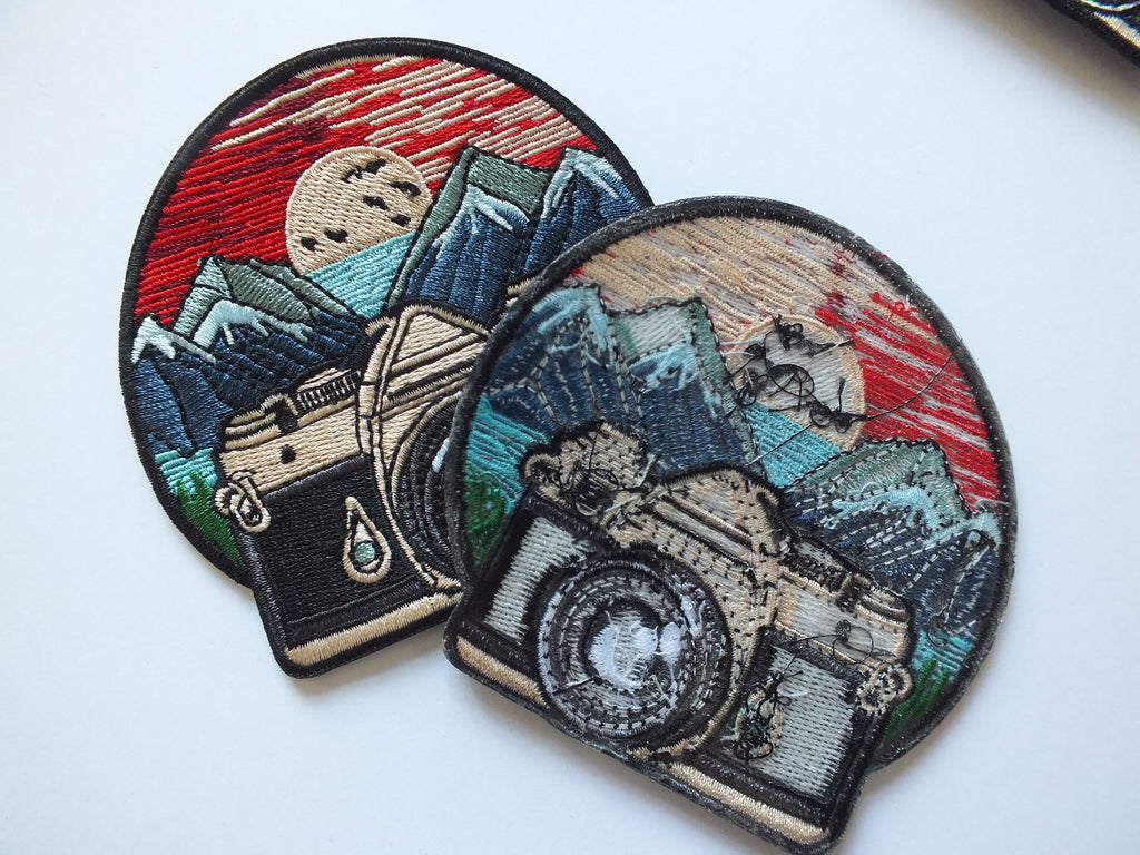 Adventure Embroidered Patch Iron On Badge Outdoor Explorer Backpack Jacket Patch National Park Hiking Gift Hook and Loop Accessory