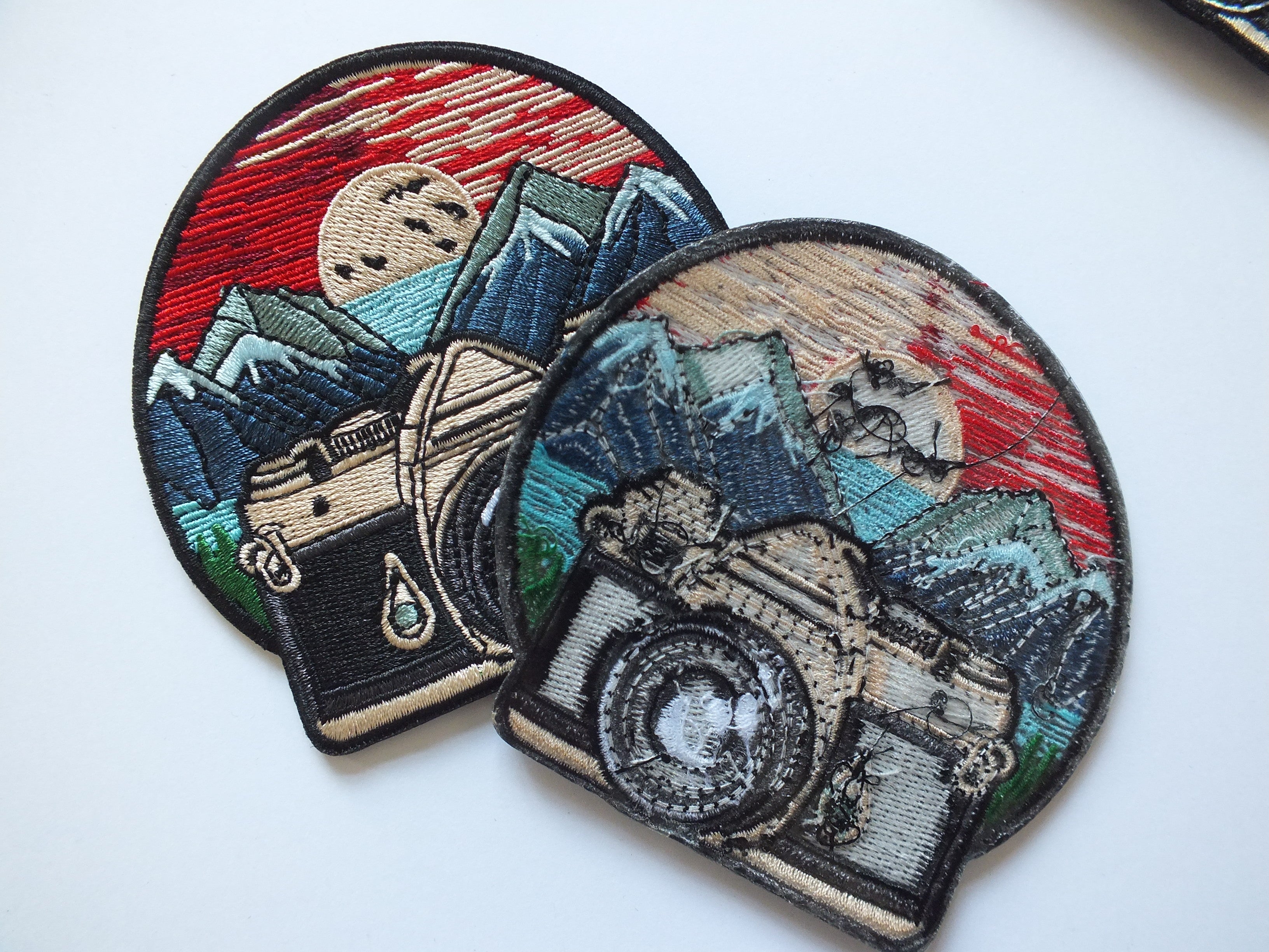 Adventure Embroidered Patch Iron On Badge Outdoor Explorer Backpack Jacket Patch National Park Hiking Gift Hook and Loop Accessory