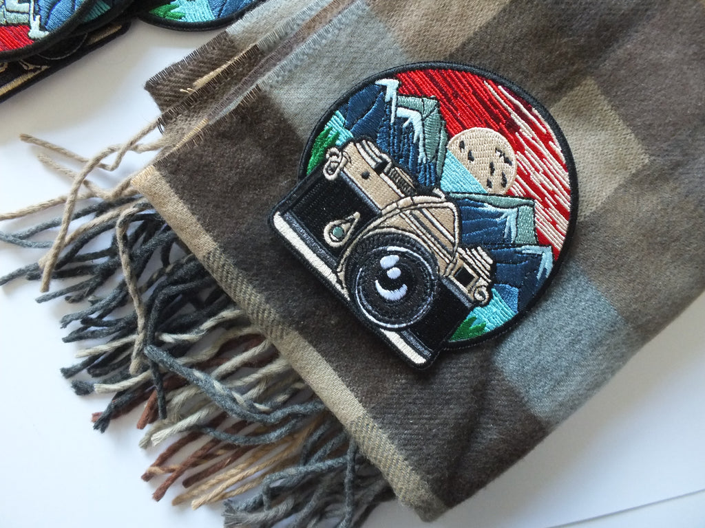 Adventure Embroidered Patch Iron On Badge Outdoor Explorer Backpack Jacket Patch National Park Hiking Gift Hook and Loop Accessory