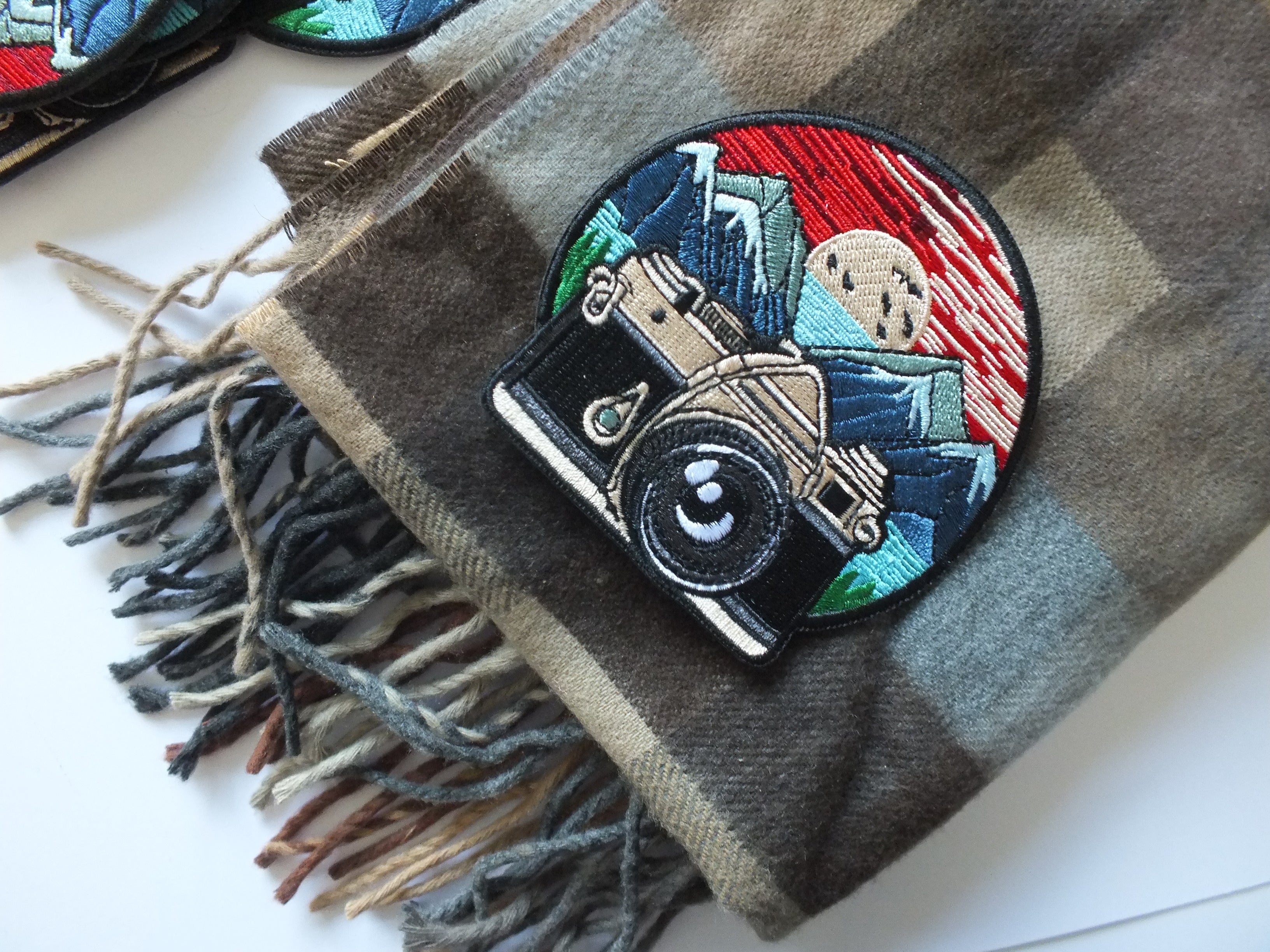 Adventure Embroidered Patch Iron On Badge Outdoor Explorer Backpack Jacket Patch National Park Hiking Gift Hook and Loop Accessory