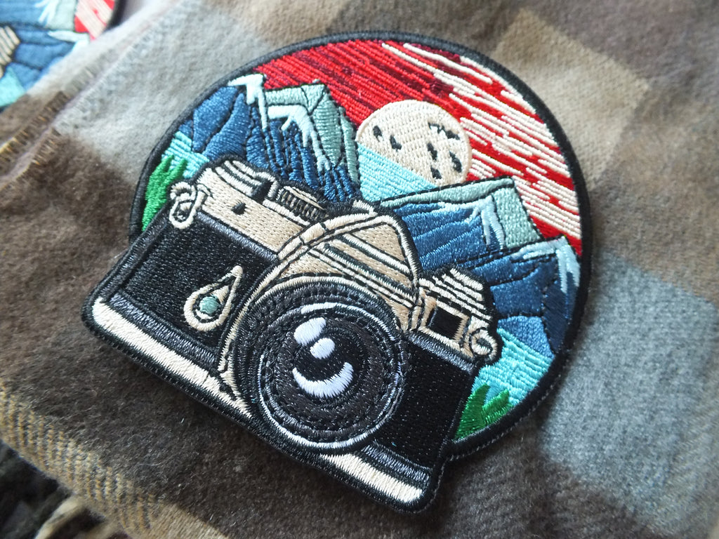 Adventure Embroidered Patch Iron On Badge Outdoor Explorer Backpack Jacket Patch National Park Hiking Gift Hook and Loop Accessory