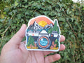Sew On National Park Travel Patch Large Iron On Sunset Embroidered Patch Jacket Outdoors Adventurer Explorer Gift Idea Mountain Sunset Print