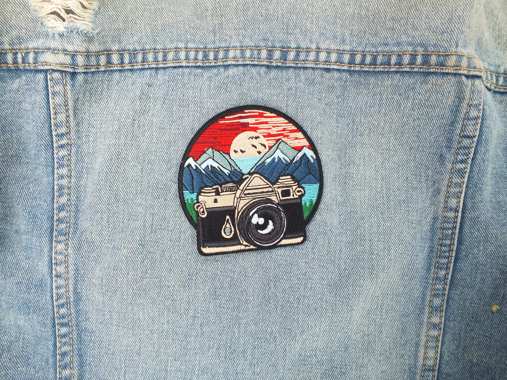 Adventure Embroidered Patch Iron On Badge Outdoor Explorer Backpack Jacket Patch National Park Hiking Gift Hook and Loop Accessory