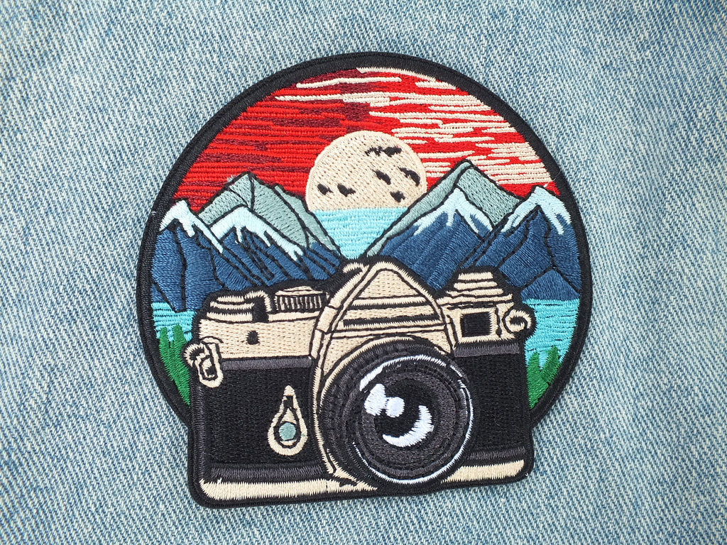Adventure Embroidered Patch Iron On Badge Outdoor Explorer Backpack Jacket Patch National Park Hiking Gift Hook and Loop Accessory