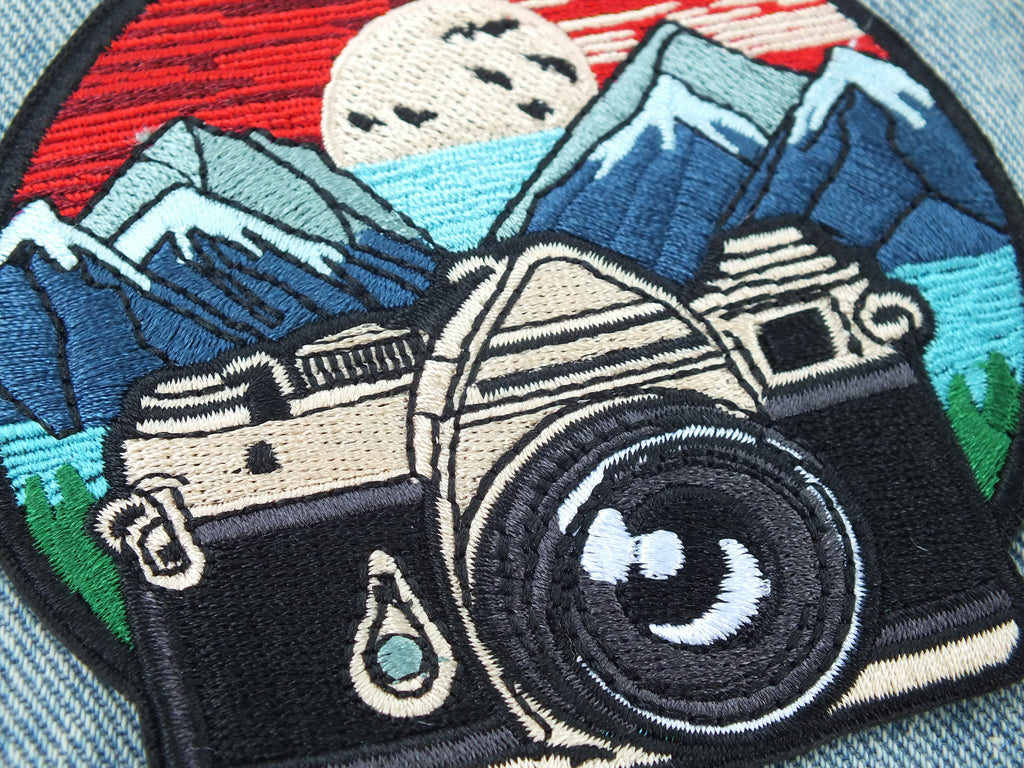 Adventure Embroidered Patch Iron On Badge Outdoor Explorer Backpack Jacket Patch National Park Hiking Gift Hook and Loop Accessory