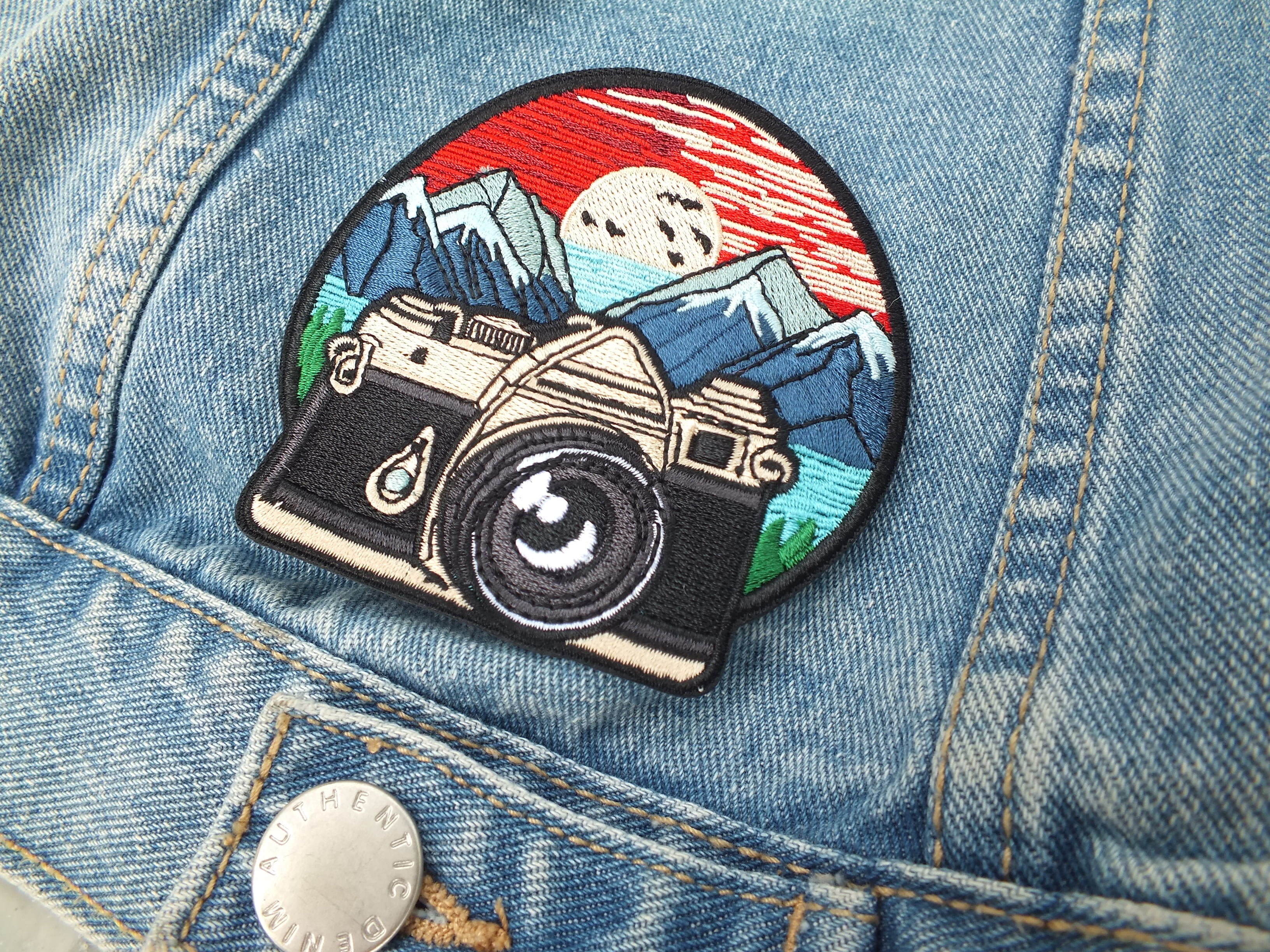 Adventure Embroidered Patch Iron On Badge Outdoor Explorer Backpack Jacket Patch National Park Hiking Gift Hook and Loop Accessory