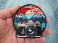 Adventure Embroidered Patch Iron On Badge Outdoor Explorer Backpack Jacket Patch National Park Hiking Gift Hook and Loop Accessory