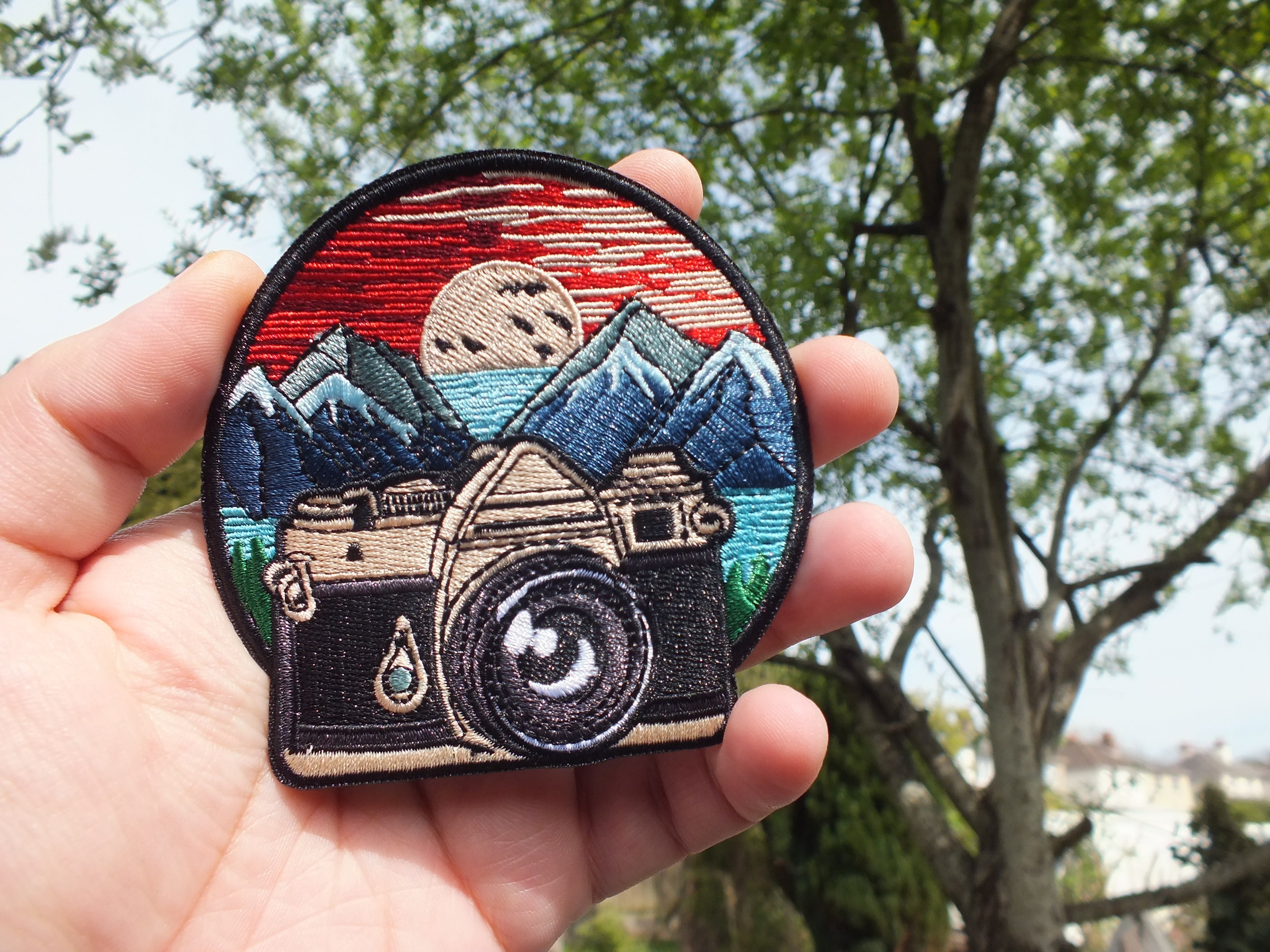 Adventure Embroidered Patch Iron On Badge Outdoor Explorer Backpack Jacket Patch National Park Hiking Gift Hook and Loop Accessory