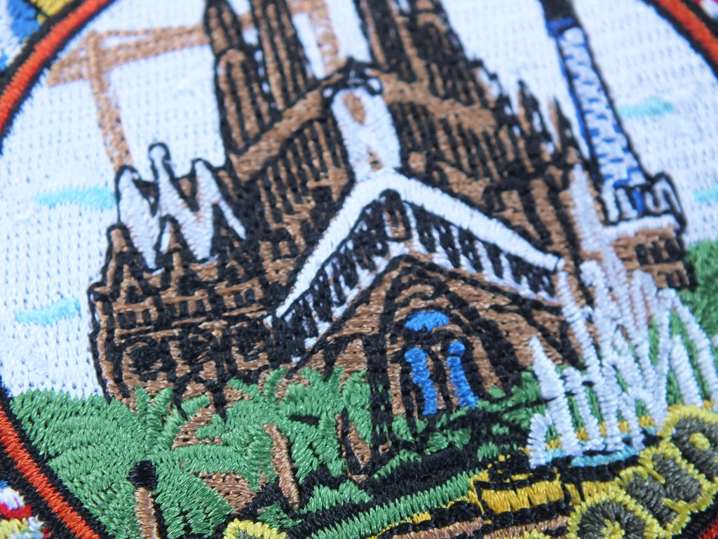 Embroidered Barcelona Patch Sagrada Família Spain Souvenir Barcelona Landmark Patch Spain Travel Patch Barcelona Gift Patch Collector