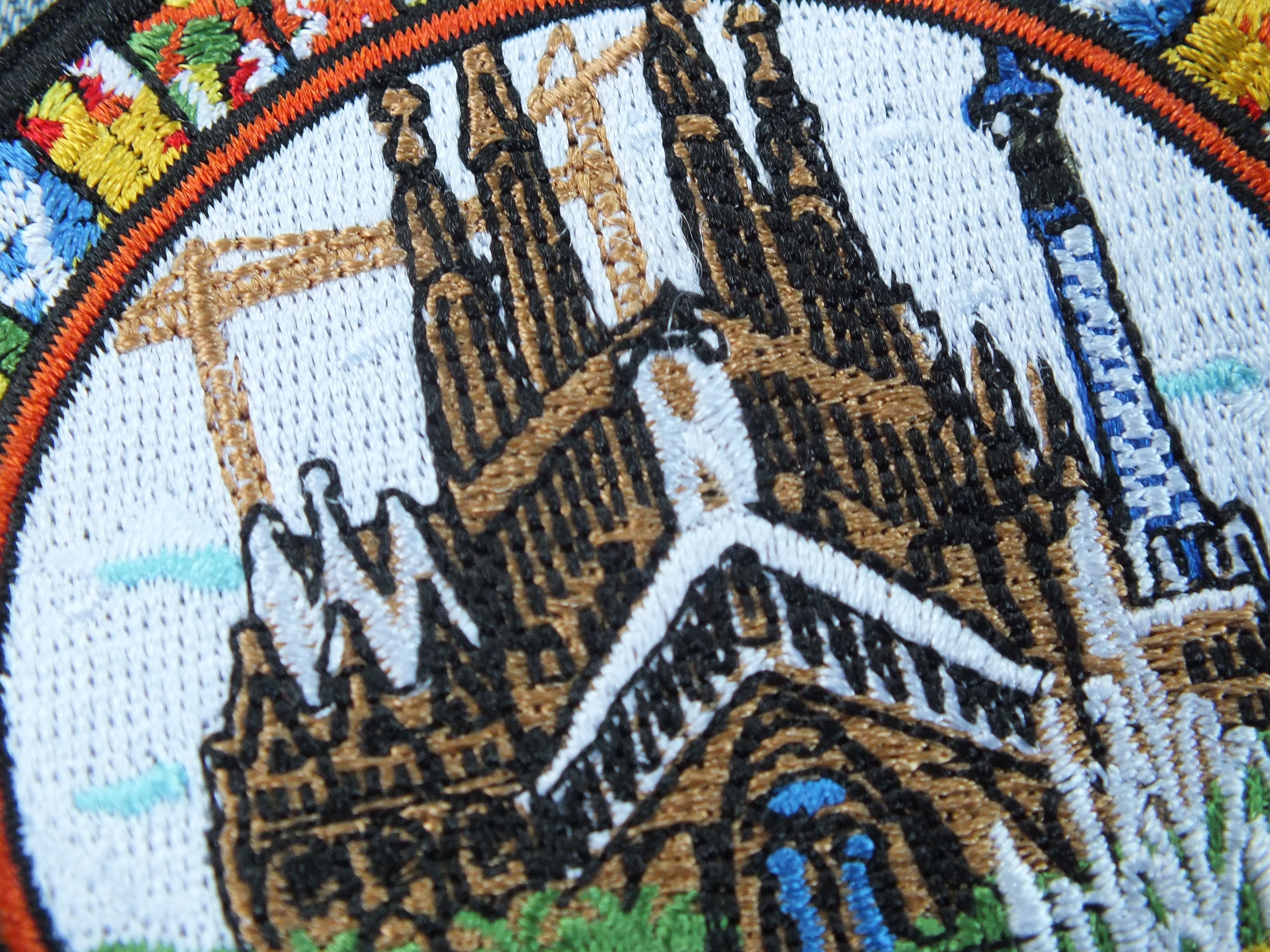 Embroidered Barcelona Patch Sagrada Família Spain Souvenir Barcelona Landmark Patch Spain Travel Patch Barcelona Gift Patch Collector